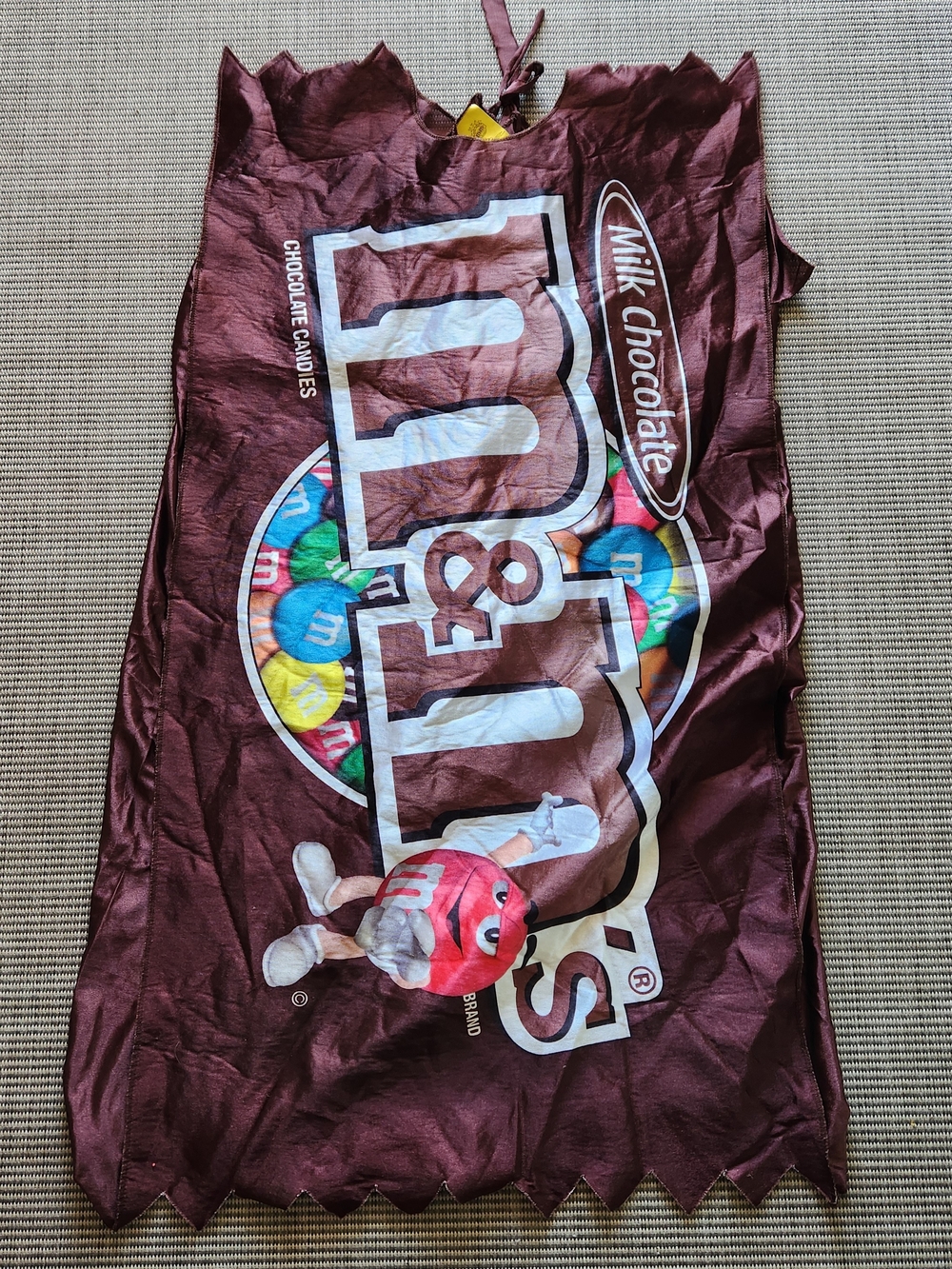 Rasta Imposta M&M's Milk Chocolate Candy Bar Wrapper Tunic Costume OSFM